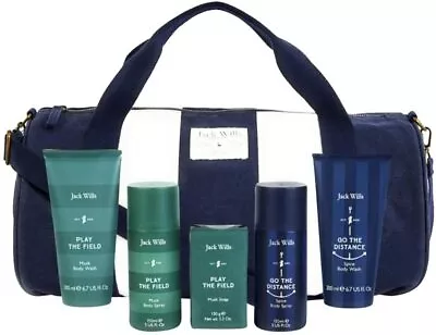 Jack Wills Gym Bag Gift Set - 6 Pieces • £49.99