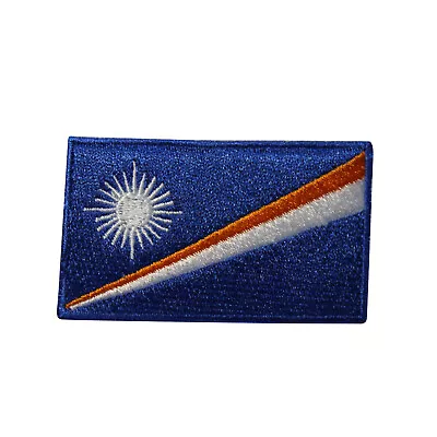 Country Of Marshall Islands Flag Embroidered Iron On Patch - Marshallese 164-E • $4.95
