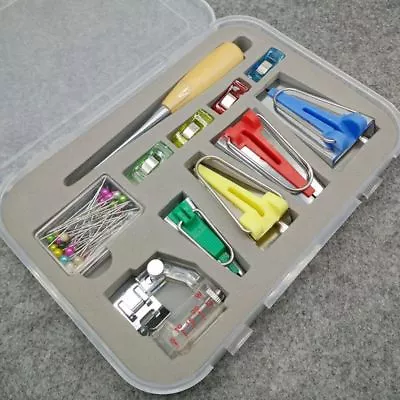 $13 • Buy Bias Tape Makers Sewing Awl Binder Foot Kit Set For Sewing Quilting 6/12/18/25mm