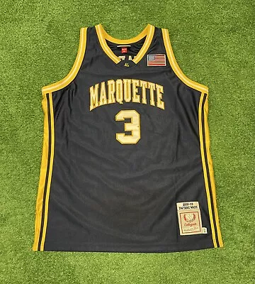 Mitchell And Ness Marquette Dwyane Wade College Basketball Jersey 48 NCAA NBA • $110