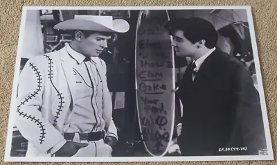 Will Hutchins Autographed Signed Photo Elvis Presley Clambake  • $20