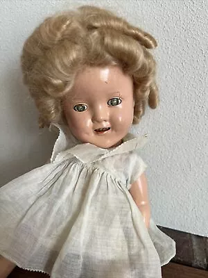 Vintage Composition 11  Shirley Temple Doll Original Dress • $135