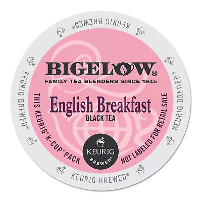 Bigelow Breakfast Blend Tea K-Cups Pack 24/Box 6080 • $20.73