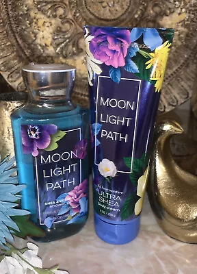 Bath And Body Works MOONLIGHT PATH Ultra Shea Body Cream And Shower Gel  • $28.99