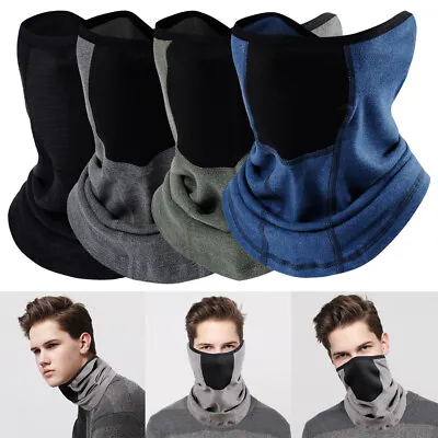 Winter Fleece Neck Warmer Face Mask Skiing Windproof Neck Gaiter For Men Women • $5.99