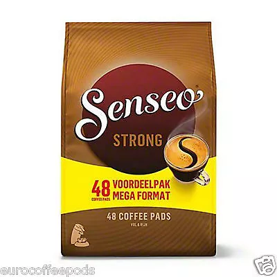 Douwe Egberts Senseo Dark Roast Strong Coffee Pods 2 X 48 = 96 Pads • £15.89