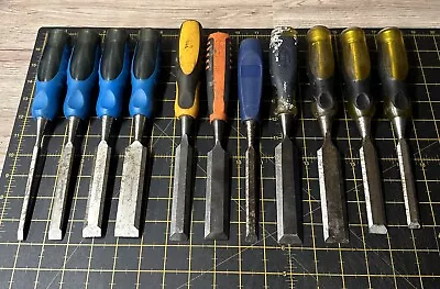 Bevel Edge Chisels Job Lot - Stanley - Bahco - Marples - Silverline - JCB • $5.05