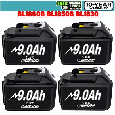 9.0Ah For Makita 18V Battery BL1830B BL1840B BL1850B BL1860B Li-Ion LXT 8.0Ah AU • $175.99