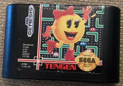 Ms. Pac-Man (Sega Genesis) Game Cartridge Only - TESTED • $2.99