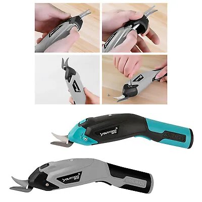 £30.17 • Buy Cordless Electric Scissors Box Cutter For Leather Rug Shears Cutting Tool