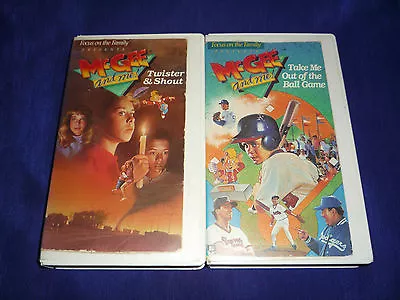 McGee And Me! Lot Of 2 VHS- Twister & Shout + Take Me Out Of The Ball Game • $7.31