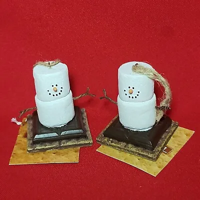 2 Midwest Cannon Falls Original S'mores Snowman Christmas Tree Ornaments • $16.95