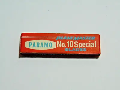 PARAMO PLANE MASTER No.10 SPECIAL TUNGSTEN  BLADES X 3 PLASTIC LAMINATES UNUSED • £10