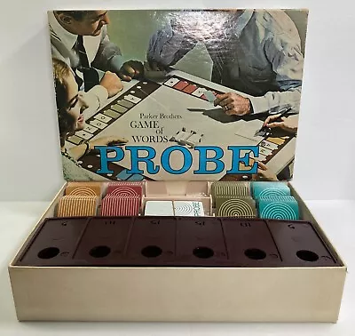 PROBE Game Of Words Complete Boardgame Classic Vintage 1964 Parker Bros. As Is • $24.99