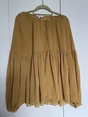 Sheer Mustard Blouse • £3