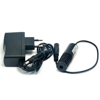 Infrared Dot 200mW 808nm Focusable IR Laser Diode Module 22x60mm 5V Adapter • £26.02