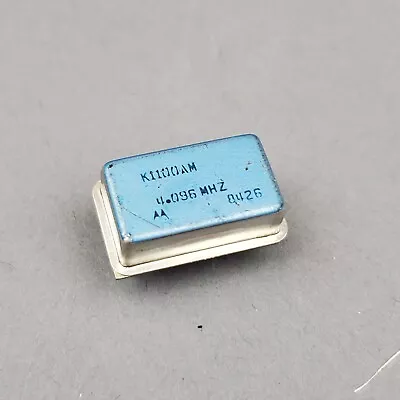 Vintage Motorola Crystal Oscillator 4.096 MHz Model K1100AM 4-pin 1980s USA • $4.98