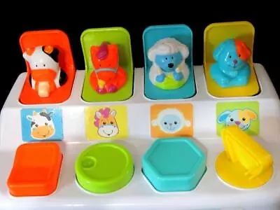 $16.99 • Buy Infantino Green Busy Poppin’ Pals Pop-up Baby Toddler Activity Toy Farm Animals
