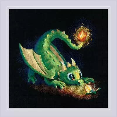 RIOLIS Counted Cross Stitch Kit 7.75 X7.75  Unicorn Tear • $41.79