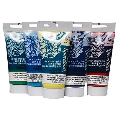 £10 • Buy Speedball Water Based Block Printing Ink (choose Colour) Lino Soft Cut Relief