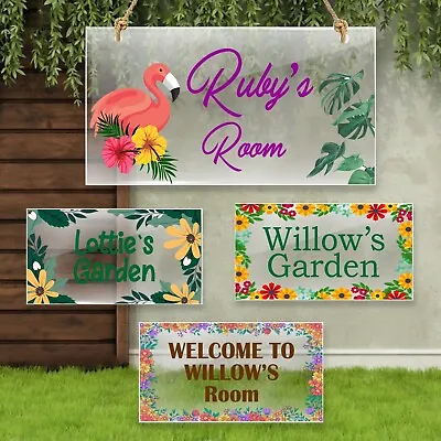 Personalised Summer House Sign Garden Sign Garden Shed Hanging Plaque Gift Decor • £4.99