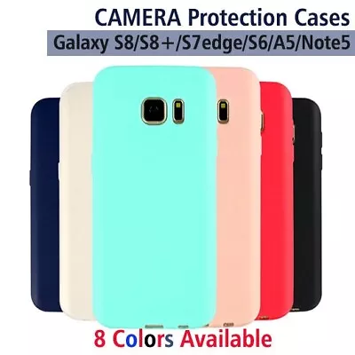 Soft TPU Matt Liquid Case Slim Cover For Samsung Galaxy Note 8/S8+/S10/S7/S6/A5 • $6.29