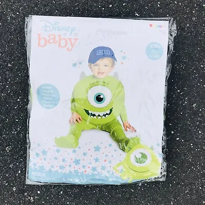 Disney Mike Wazowski Monsters Inc Halloween Costume 6-12 Months Infant New • $59.95