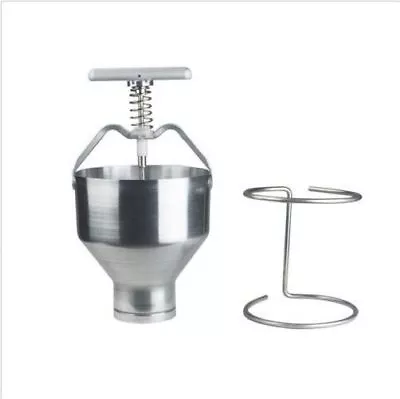 Manual Donut Depositor Medu Vada Dropper Plunger Dough Batter Dispenser Hopper • $134.48