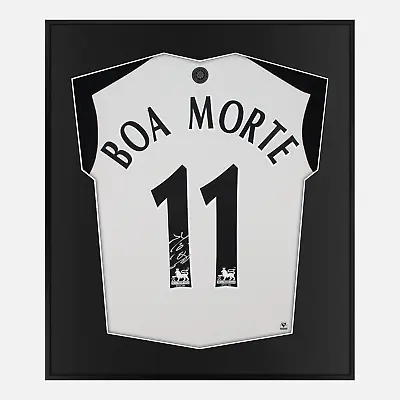£241.99 • Buy Framed Luís Boa Morte Signed Fulham Shirt Home [Mini]
