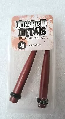 Morbid Metals 0g Organics Medium Wood Body Jewelry • $11.99