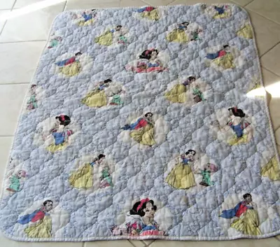 Dundee Disney Snow White  & Dopey Vintage Crib Blanket / Quilt • $19.90