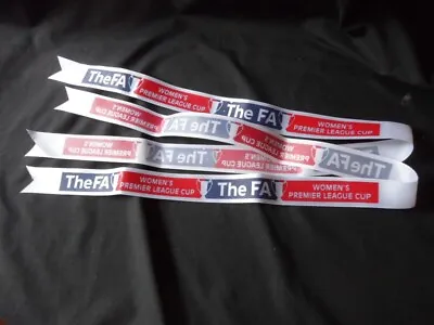 Original Football F.a. Cup Womens Premier League Cup Ribbons - Not Used • £25