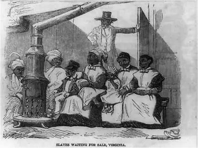 $10 • Buy Slaves Waiting For Sale,African American,slavery,trade,Virginia,VA,1856