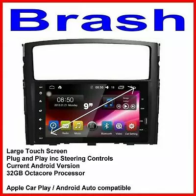 $444.59 • Buy Pajero  2012-19 Gps Apple Carplay Android Auto Camera Odb Dab+ Tpms Dvr Rockford