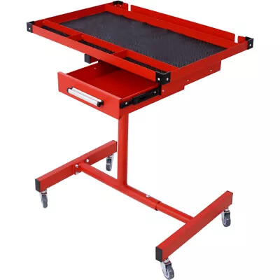 Adjustable Tear Down Work Table With Drawer For Garages 220 Pound Capacity Steel • $69.29