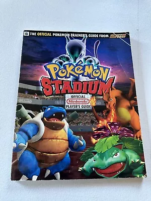 Official Nintendo Pokemon Stadium Player's Guide Book Strategy N64 • $15