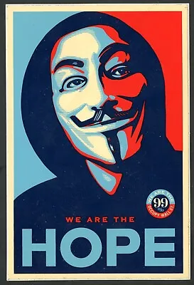 Hope Shepard Fairey Obey Giant Art Sticker Barack Obama 4x6in Occupy We Are The • $97.69