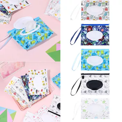 Reusable Wipes Container Wet Wipes Bag Baby Wet Wipes Box Cleaning Wipes Case • $10.03