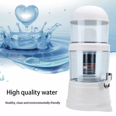 8 Stage Benchtop Water Filter Ceramic Mineral Stone Carbon Purifier Filters 16L • $65.88