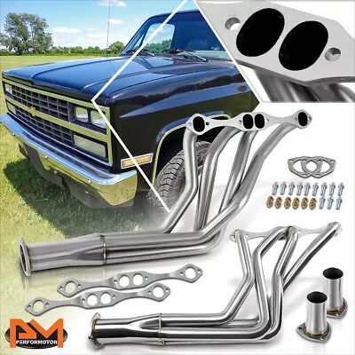 For Chevy Small Block SBC V8 Stainless Steel Long Tube Exhaust Header Manifold • $152.89
