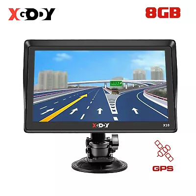 9 Inch Large Screen Caravan Motorhome Sat Nav Truck LGV GPS Navigation XGODY X10 • £67.48