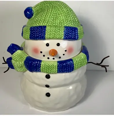 Scentsy Snowman Cookie Jar Host Exclusive Retired #G • $49