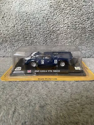 Del Prado 1967 Lola T70 MKIII Scale Model 1:43 - Mint In Box  • £7.50