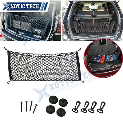 Rear Cargo Organizer Storage Elastic String Net Mesh Bag Pocket Car Accessories • $10.87