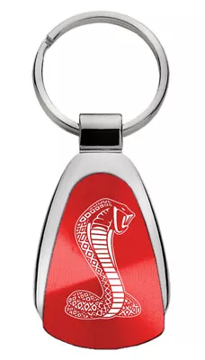 Ford Cobra Tear Drop Key Ring (Red) • $15.95