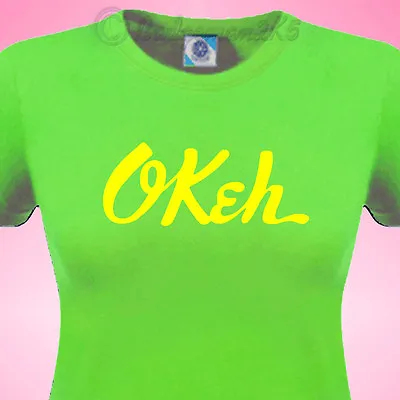 OKEH Rec  Ladies Fit Apple Green T SHIRT Northern Soul Aka TAMLA Motown Or STAX  • £11.95