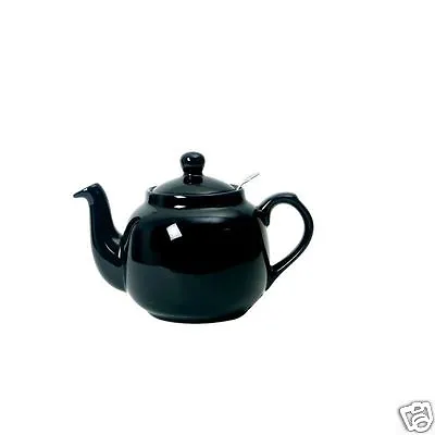 London Pottery Farmhouse Filter China Teapot ~ 6 Cup ~ Cobalt Dark Blue • £34.99