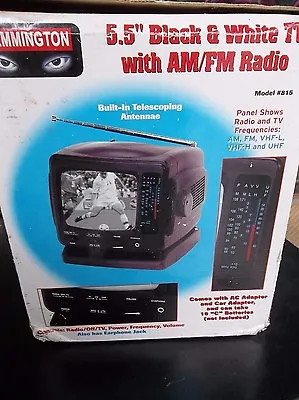 Remington Black And White TV AM/FM Radio • $79.99