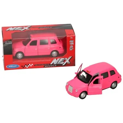 LONDON TAXI PINK CAB Model Toy Car Boy Dad Girl BIRTHDAY Present Gift NEW BOXED • £11.99