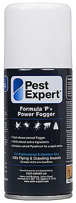 Pest Expert Formula P+ Moth Killer Fogger 150ml (Maximum Strength) • £11.95